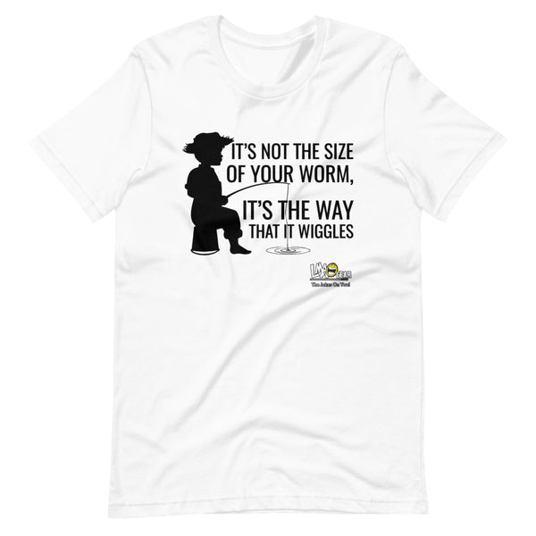 It's Not The Size Of Your Worm Fishing T-Shirt